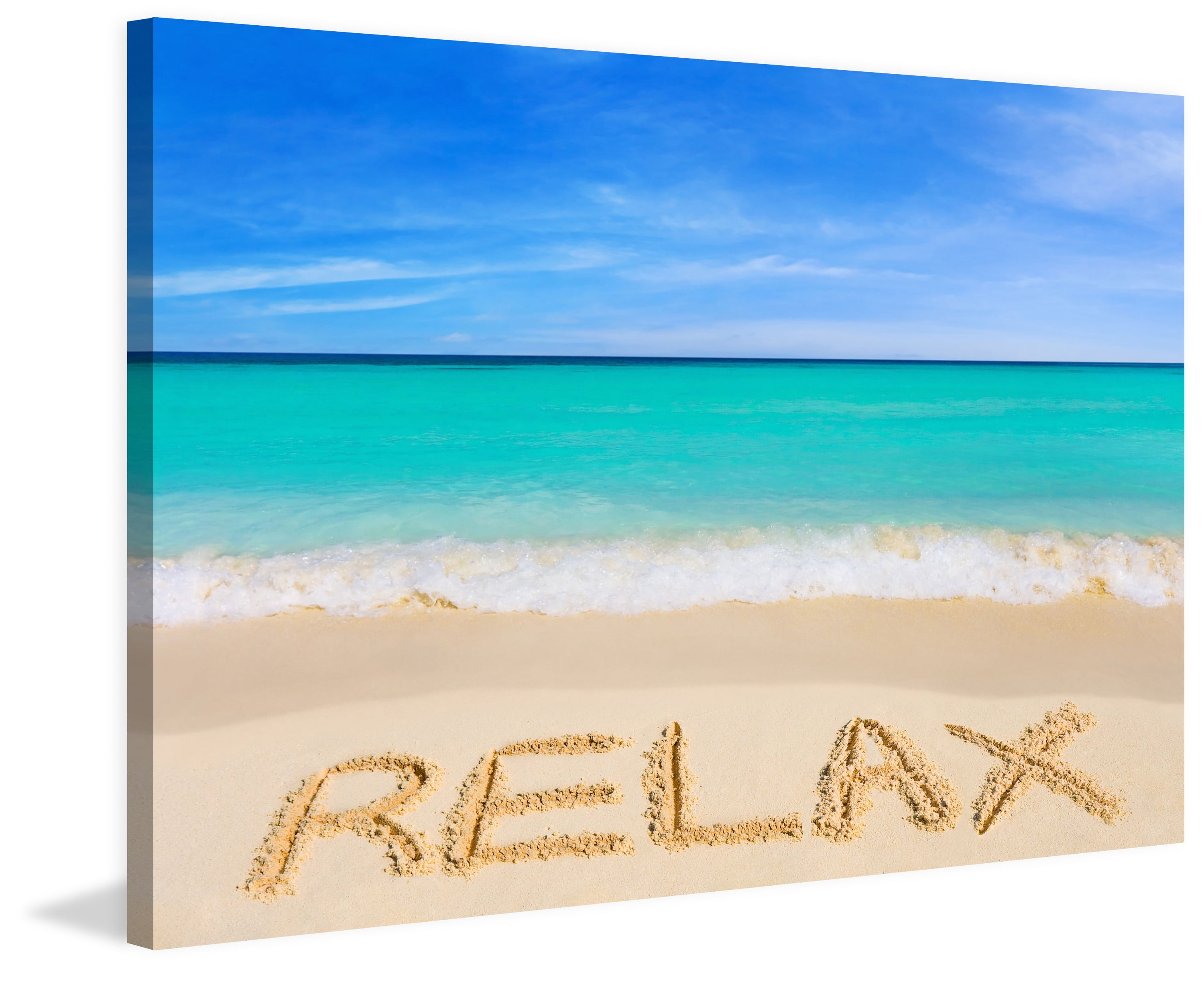 "Relax" Painting Print on Wrapped Canvas
