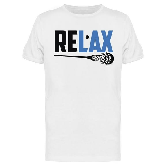 Relax Quote T-Shirt Men -Image by Shutterstock, Male x-Large