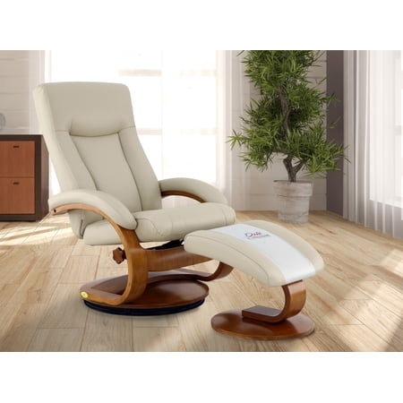 Relax-R HAMILTON054097 Hamilton Recliner & Ottoman, Beige Tan