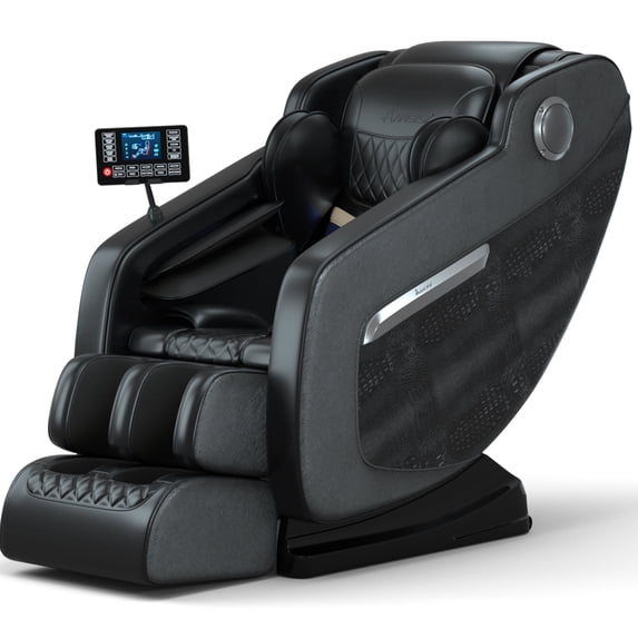 IKENHOTPRO Shiatsu Massage Chair Zero Gravity Full Body 20 Airbags Heat Bluetooth