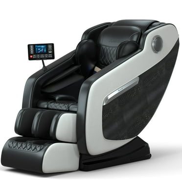 Relax Rejuvenate Zero Gravity Massage Chair Full Body Recliner Air Pressure, Bluetooth, Heat, and Foot massage Black
