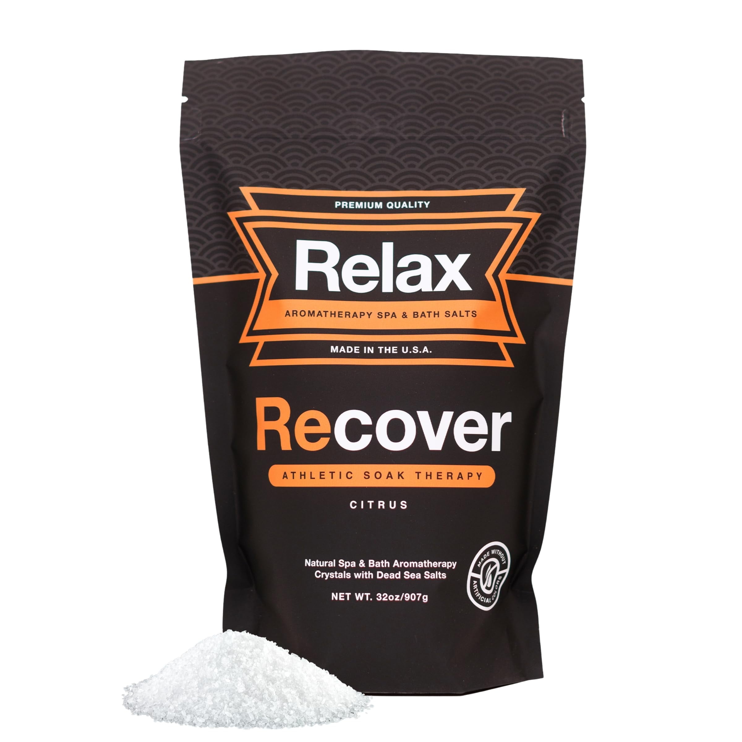 Relax Spa & Bath, Epsom & Dead Sea Salts, Aromatherapy Bath Salts for Hot Tub, Bath, or Spa, Infused With Magnesium, Recover Athletic Soak Therapy