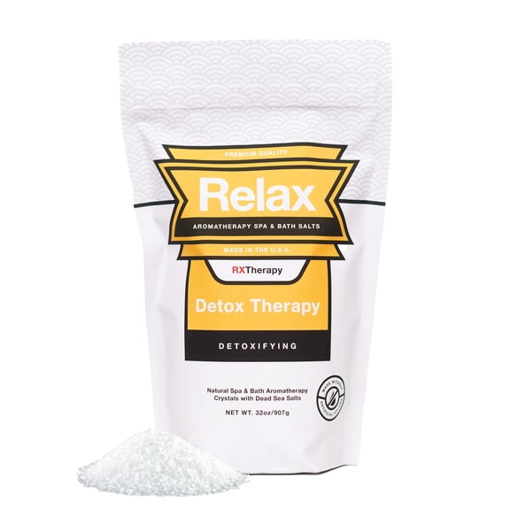 Relax Spa & Bath, Epsom & Dead Sea Salts, Aromatherapy Bath Salts for Hot Tub, Bath, or Spa, Infused with Magnesium, Detox Therapy