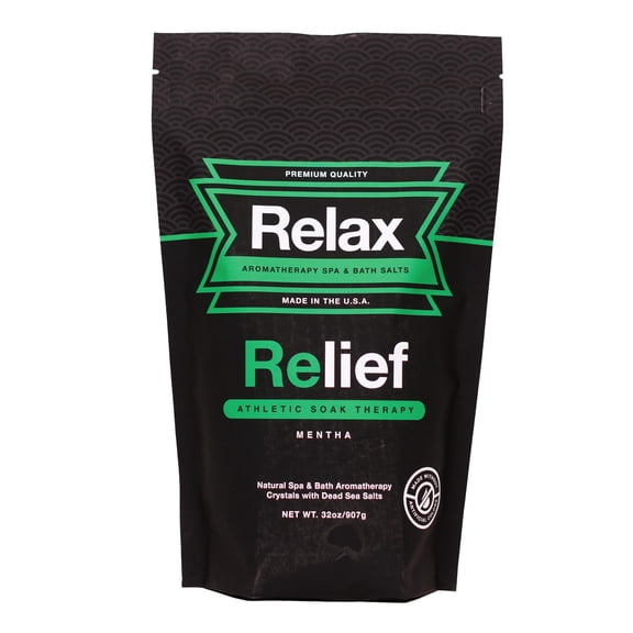 Relax Spa & Bath, Epsom & Dead Sea Salts, Aromatherapy Bath Salts for Hot Tub, Bath, or Spa, Infused With Magnesium, Relief Athletic Soak Therapy