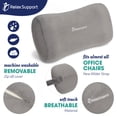 thumbnail image 1 of Relax Support Office Chair Back Support Pillow, Black Lumbar Pillow Providing Structural Support, 1 of 2
