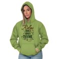 thumbnail image 1 of Relax Take Your Thyme Gardening Pun Hoodie Sweatshirt Women Brisco Brands S, 1 of 6