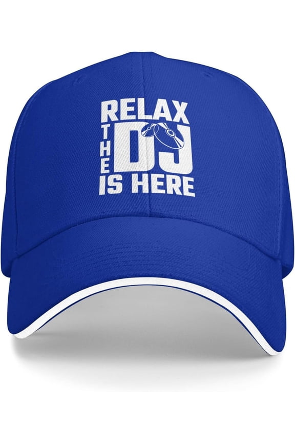 Relax The DJ's Here Baseball Cap Dad Hat Polo Trucker Style Headwear