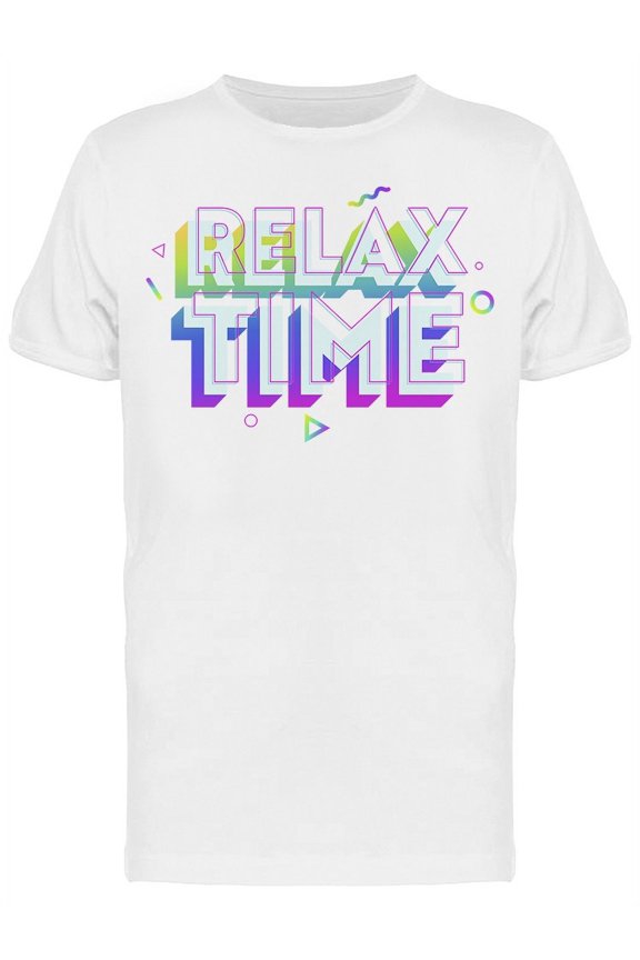 Relax Time Graphic T-Shirt Men -Image by Shutterstock, Male Small