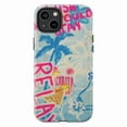 thumbnail image 1 of Relax Tropical Vibes Phone Case, Palm Tree Summer Beach Artistic iPhone Cover, Unique Motivational Protective Case for iPhone 17 16 15 14 13 12 11 Plus Pro Max Mini, 1 of 6