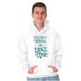 thumbnail image 1 of Relax Youre on Lake Time Fun Outdoors Unisex Plus Fleece Graphic Hoodie Brisco Brands 2X, 1 of 5
