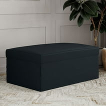 Relax-a-Lounger Metro Otto-Kube Ottoman, Chaise and Sleeper, Navy Blue Fabric