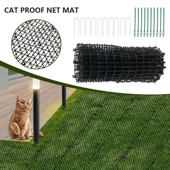 Relax love Anti-cat Mats Stab Strips, Cat Digging Plugs To Drive Away Animals Flower Protection Mats