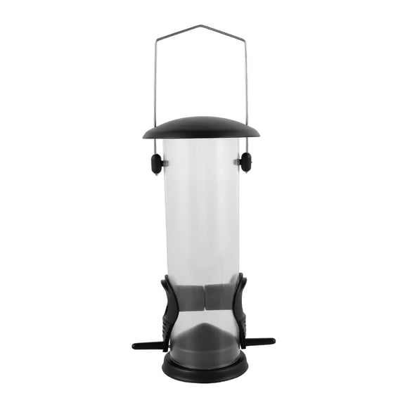Relax love Bird Seed Feeder Garden Hanging Wild for Small Birds Transparent PVC Non-toxic