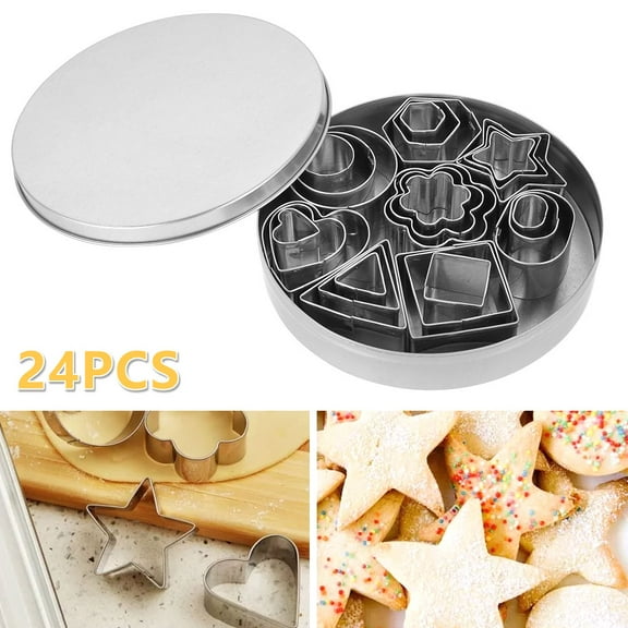 Relax love Cookie Cutters Moulds DIY Stainless Steel Biscuit Slicer Geometric Shapes Mini Kitchen Baking Accs for Home Kitchen