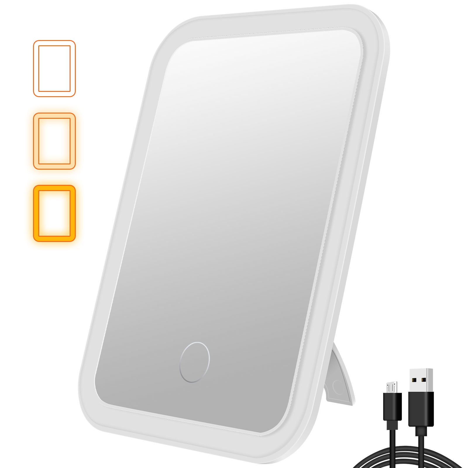 Relax love Makeup Vanity Mirror with Touch Screen Kickstand 3 Colors