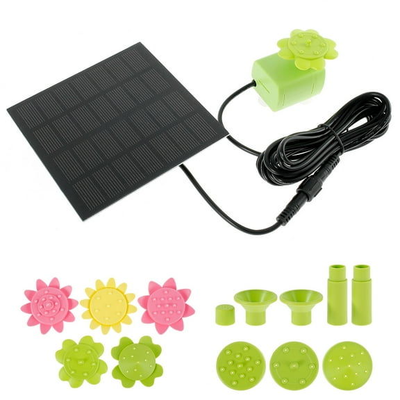 Relax love Solar Floating Fountain,Lotus Pump Battery Panel Pump Aquarium Decoration Garden Decoration Water Feature