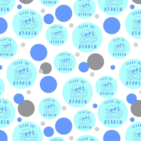 Relax the Kraken Funny Humor Premium Gift Wrap Wrapping Paper Roll