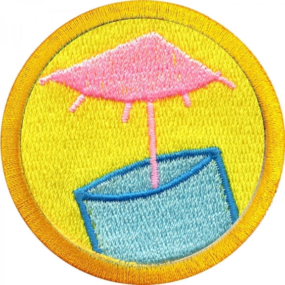 Relaxation Merit Badge Embroidered Iron-on Patch