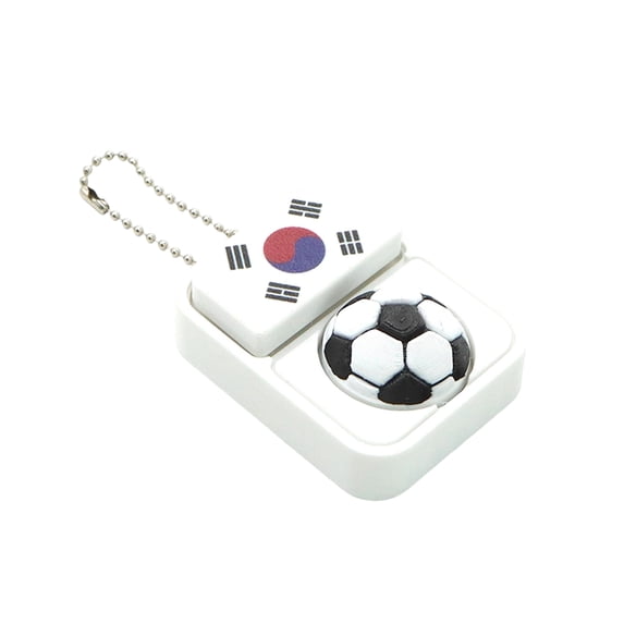 Relaxation Relief Items Squeeze Keychain, Clicky Squeeze Toys, Mini Soccer Ball Design, Portable Desk Squeeze