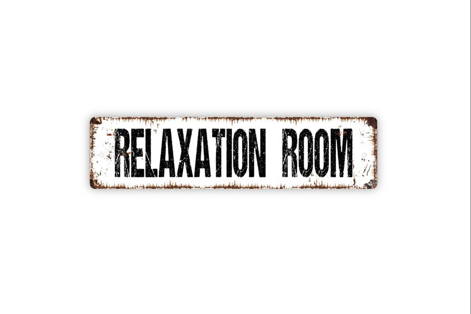 Relaxation Room Sign - Zen Den Relax Read Quiet Zone Meditate Therapy ...