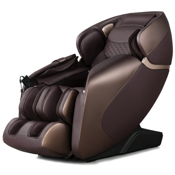 Relaxe Zero Gravity Shiatsu Massage Chair With Cushion Brown