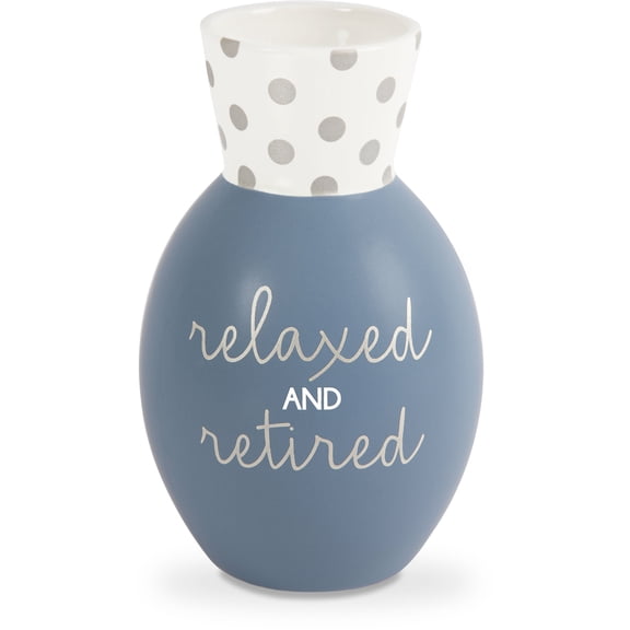 Relaxed - 6.5" Bone China Vase