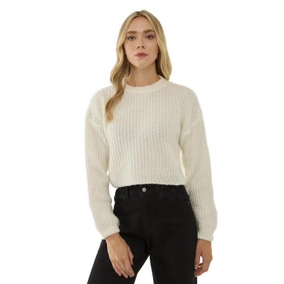 Relaxed Fit Crew Neck Sweater