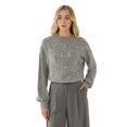 thumbnail image 1 of Relaxed Fit Embroidered Crew Neck Sweater, 1 of 5
