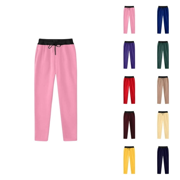 Relaxed-Fit Pants - Comfortable Breathable Sweatpants with Pockets and Elastic Waistband for Hiking & Outdoor Activities