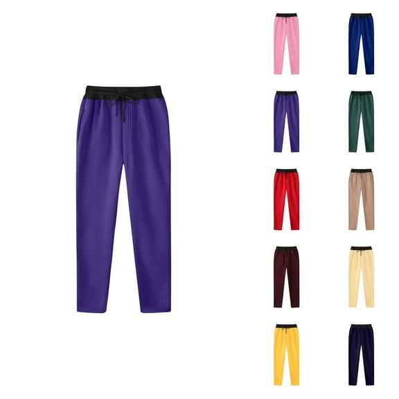 Relaxed-Fit Pants - Comfortable Breathable Sweatpants with Pockets and Elastic Waistband for Hiking & Outdoor Activities