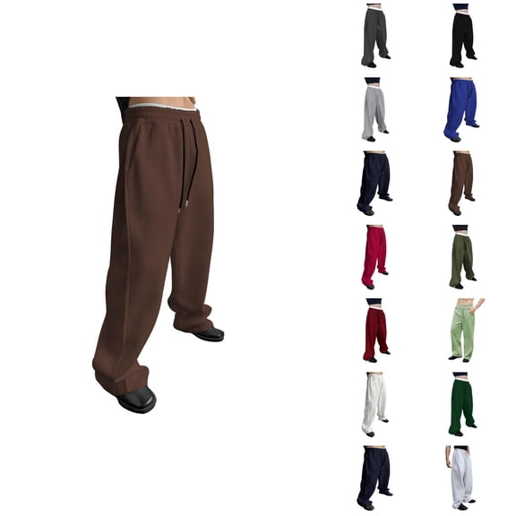 Relaxed-Fit Pants - Comfortable Breathable Sweatpants with Pockets and Elastic Waistband for Hiking & Outdoor Activities