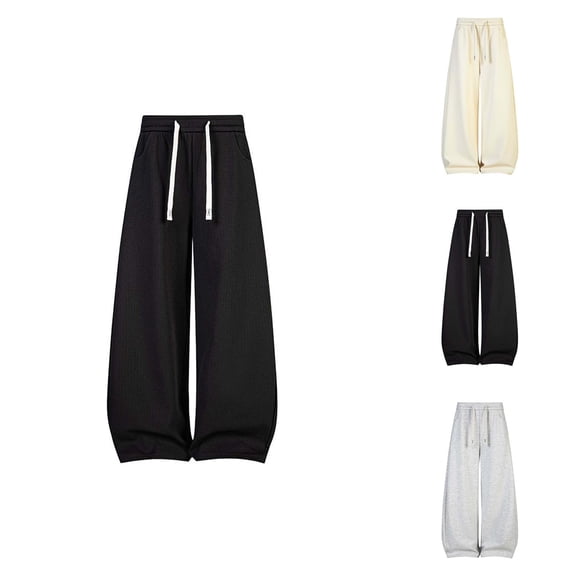 Relaxed-Fit Pants - Comfortable Breathable Sweatpants with Pockets and Elastic Waistband for Hiking & Outdoor Activities