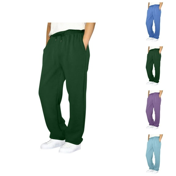 Relaxed-Fit Pants - Comfortable Breathable Sweatpants with Pockets and Elastic Waistband for Hiking & Outdoor Activities