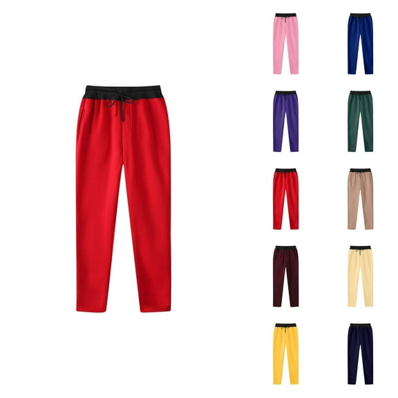 Relaxed-Fit Pants - Comfortable Breathable Sweatpants with Pockets and Elastic Waistband for Hiking & Outdoor Activities