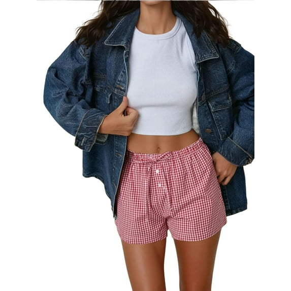 Relaxed Fit Striped Shorts