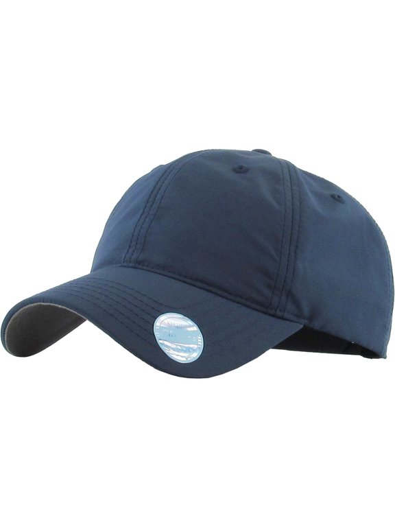Relaxed Fit Unconstructed Nylon Sports Cap Adjustable Performance Hat