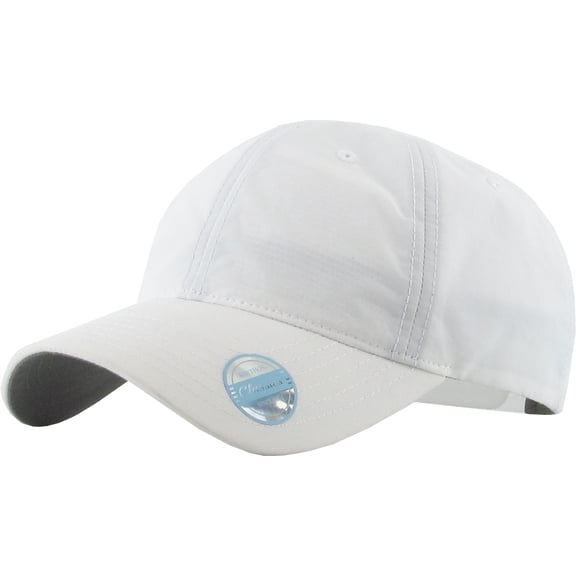 Relaxed Fit Unconstructed Nylon Sports Cap Adjustable Performance Hat