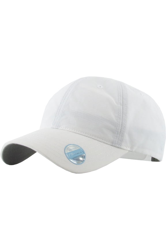 Relaxed Fit Unconstructed Nylon Sports Cap Adjustable Performance Hat