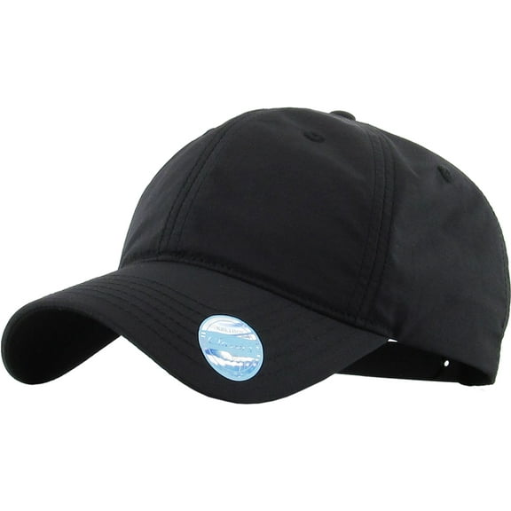 Relaxed Fit Unconstructed Nylon Sports Cap Adjustable Performance Hat