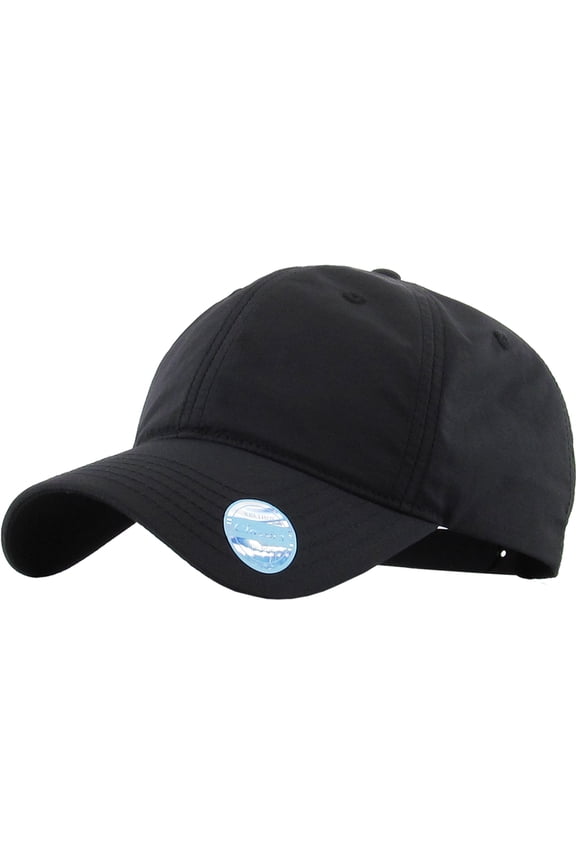 Relaxed Fit Unconstructed Nylon Sports Cap Adjustable Performance Hat