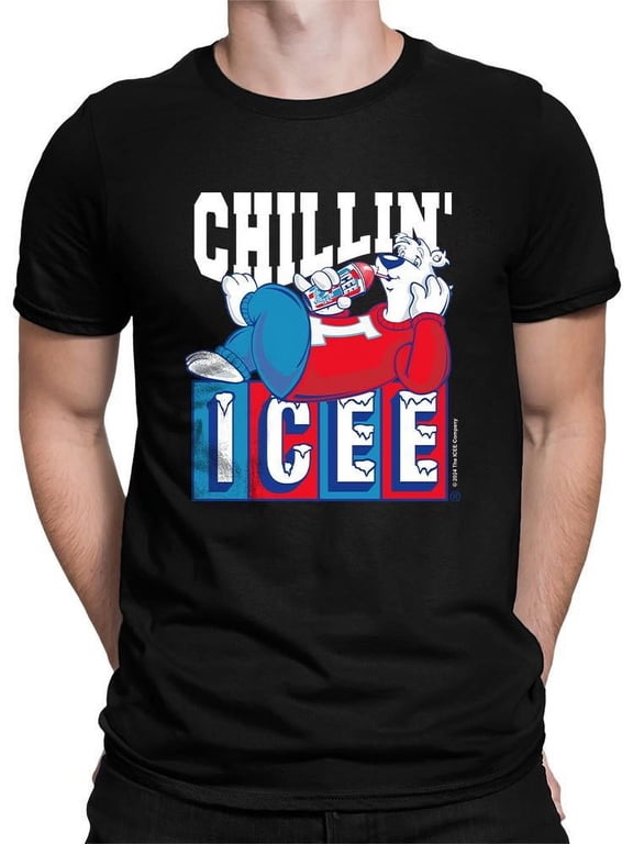 Relaxed ICEE Chill Mode - Bear Fun Graphic Men's T-shirt