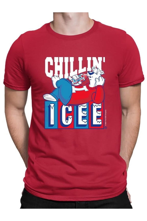 Relaxed ICEE Chill Mode - Bear Fun Graphic Men's T-shirt