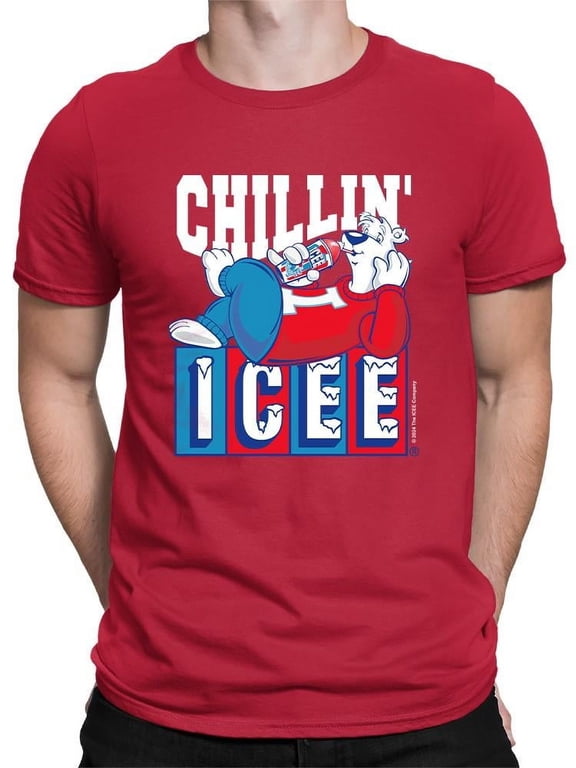 Relaxed ICEE Chill Mode - Bear Fun Graphic Men's T-shirt