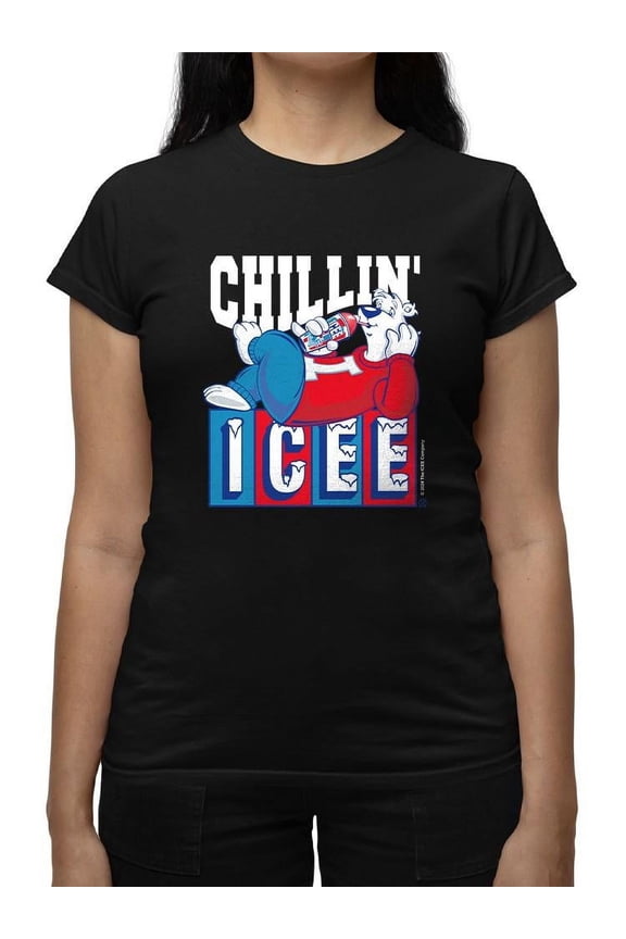 Relaxed ICEE Chill Mode - Bear Fun Graphic Women's T-shirt