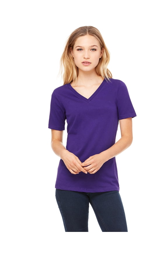 Relaxed Jersey S/S V-Neck Tee