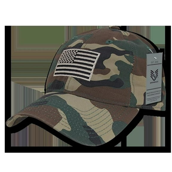 Relaxed Ripstop USA Cap, Woodland