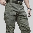thumbnail image 1 of Relaxed Work Cargo Pants Mens Pant Black,Size M-XXL, 1 of 8