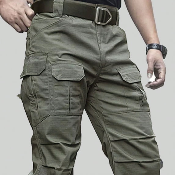 Relaxed Work Cargo Pants Mens Pant Black,Size M-XXL
