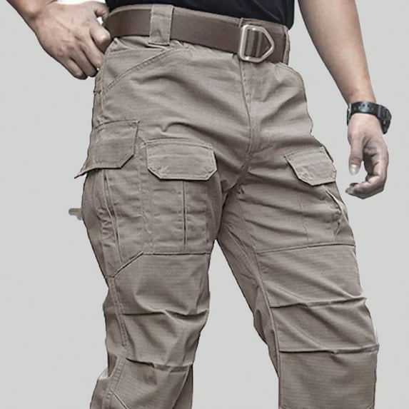 Relaxed Work Cargo Pants Mens Pant Black,Size M-XXL