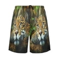 thumbnail image 1 of Relaxed fit printed pajama bottoms, sizes S to XXL A Weak and Energetic Jaguar, 1 of 7